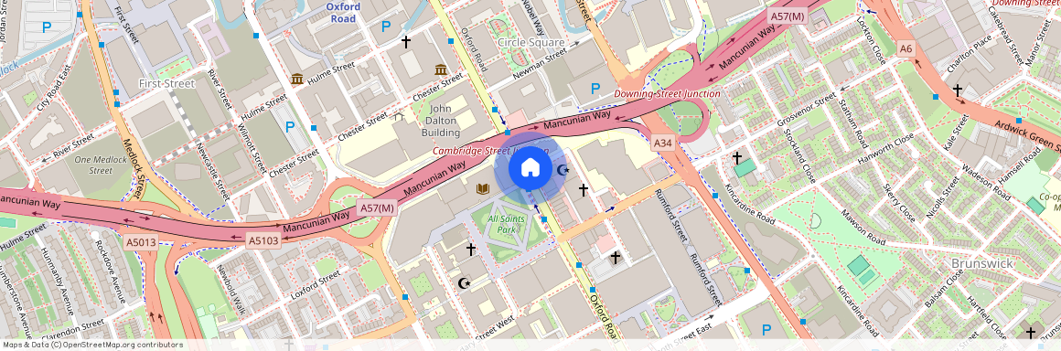 Flat Oxford Road, Wilmslow Road, M1