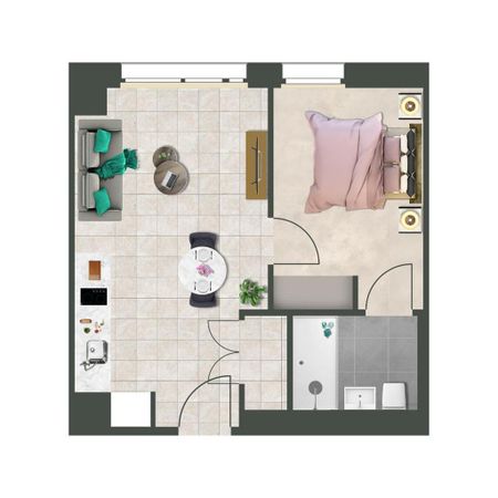 Studio to rent - Photo 4