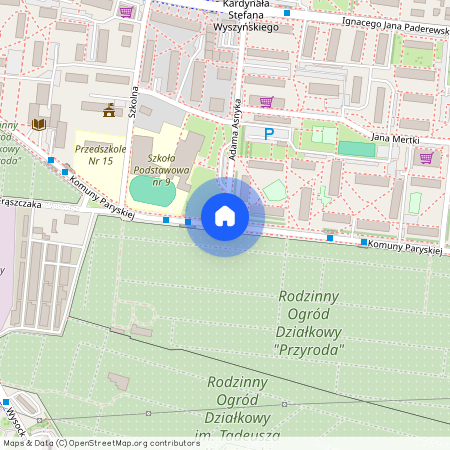 ul. Komuny Paryskiej, Ostrów Wielkopolski, ostrowski, wielkopolskie