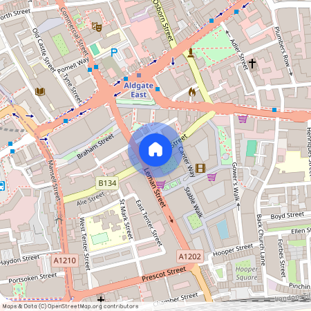 Alie Street, Aldgate East, E1