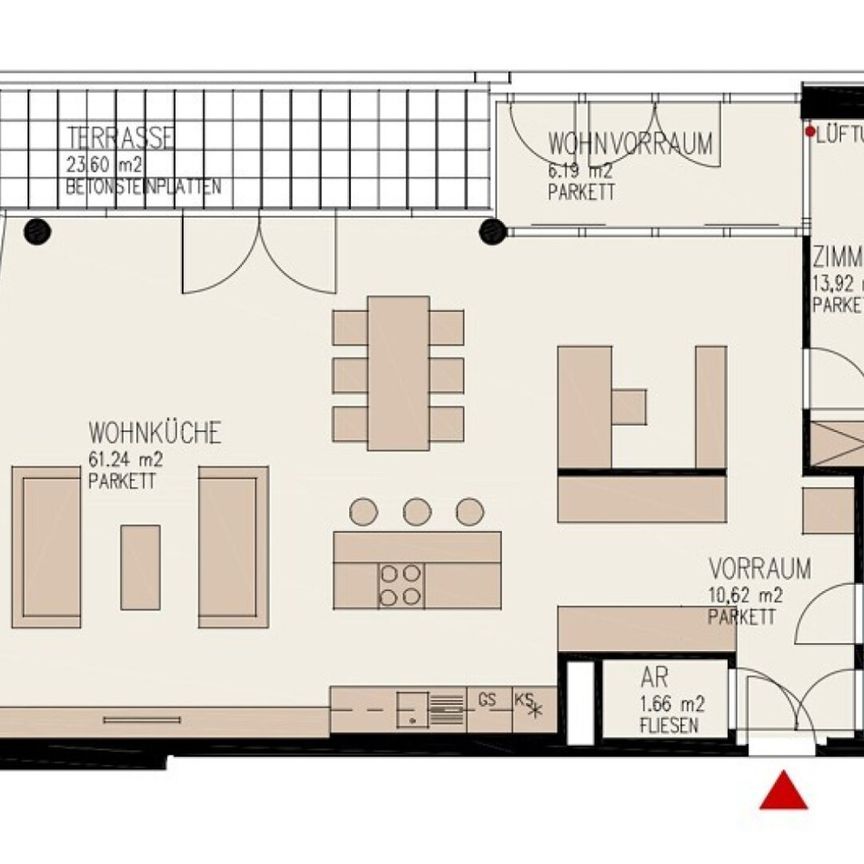 Großzügige 2-Zimmer-Wohnung mit Loftcharakter in Linz nähe Wifi zu vermieten! (Top 26) - Photo 1