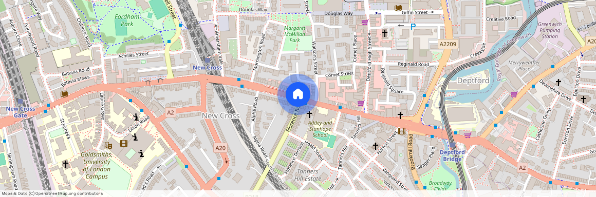 New Cross Road, Deptford, London, SE14