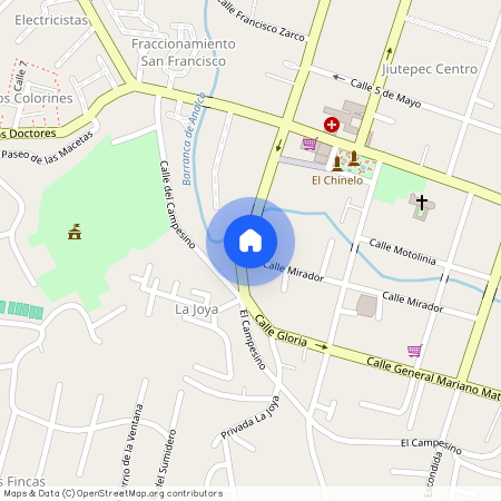 Calle Mirador #142, Colonia Centro Jiutepec, C.P. 62550, Morelos