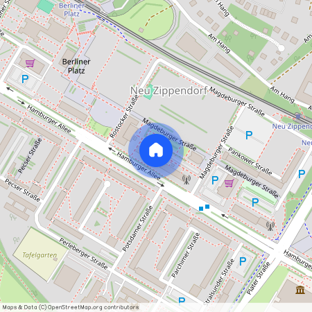 Hamburger Allee 5, 19063 Schwerin - Zippendorf