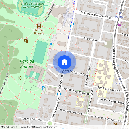 Rue Aristide Briand, Francja, Cenon