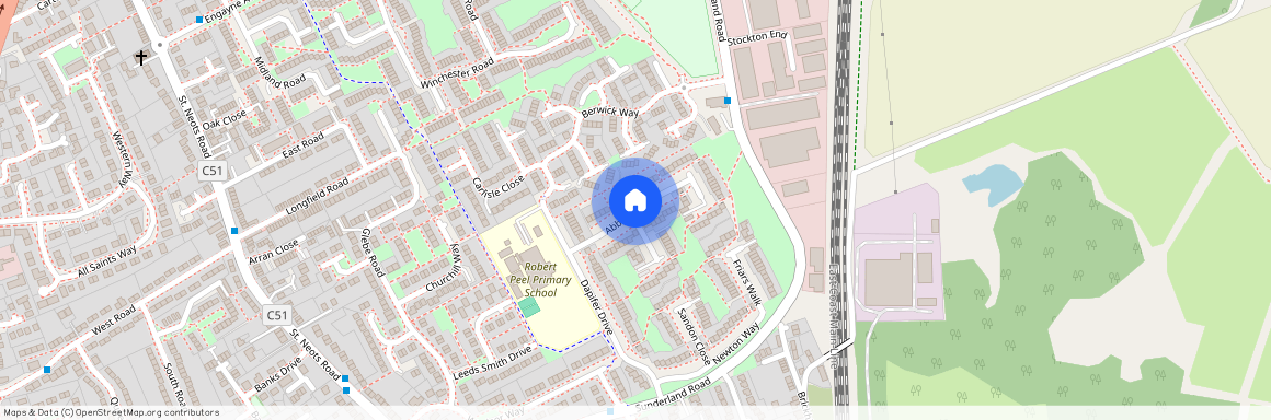 Abbey Grove, Sandy, Bedfordshire, SG19