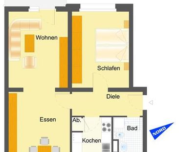 Geräumige 2 Zimmerwohnung mit Balkon in der Glatzerstraße - Foto 4