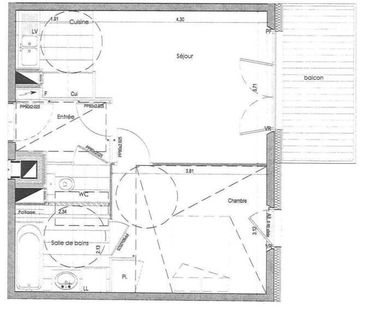 Appartement 2 pièces - - Photo 2