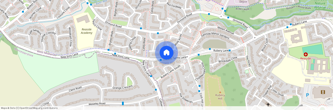 Cross Farms Lane, Rubery, Birmingham, B45