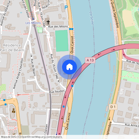 Quai du Président Carnot, Francja, Saint-Cloud