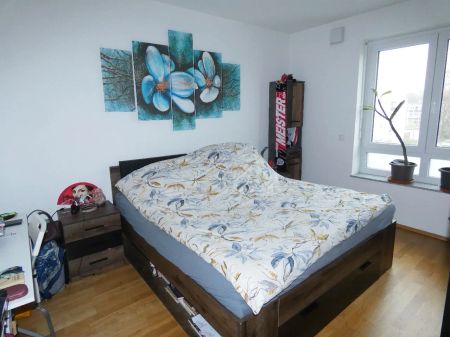 Moderne 2-Zimmer-Wohnung mit großer Sonnenloggia, Aufzug und Rheinblick - Photo 3