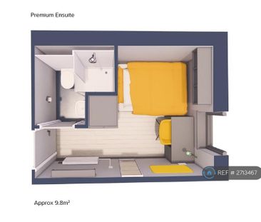 1 bedroom in a flat share to rent - Photo 2