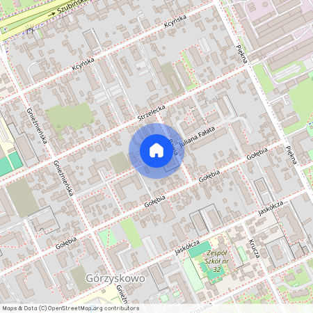 ul. Juliana Fałata, Górzyskowo, Bydgoszcz, kujawsko-pomorskie