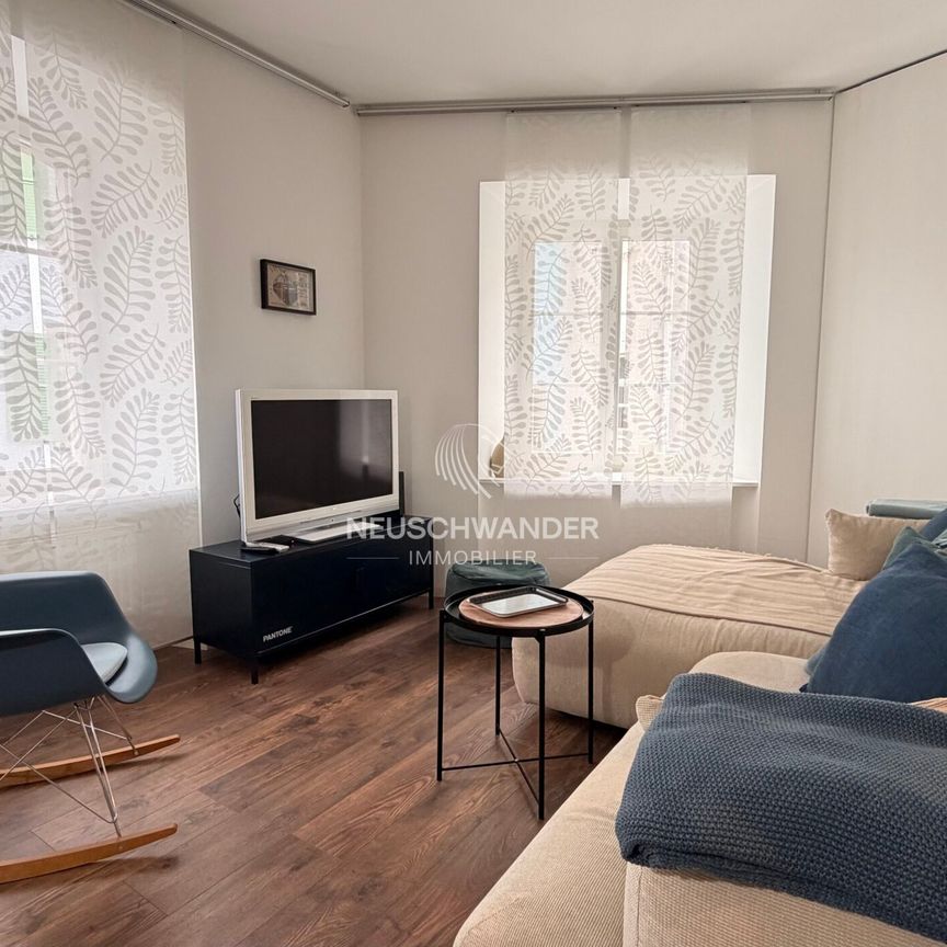 À louer bel appartement meublé et rénové de 2 pièces à Porrentruy - Photo 1