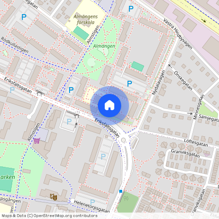 Eriksfältsgatan 78B, Almhög