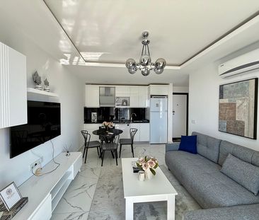 Moblerad Lägenhet med Havsutsikt for Hyra i Alanya Mahmutlar - Photo 2