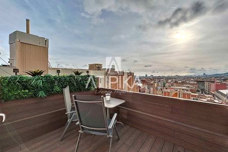 Ático en alquiler temporal con vistas panorámicas en calle Muntaner, Barcelona - Photo 4