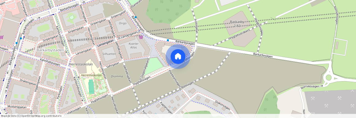 Flygfältsvägen 41, Barkarbystaden