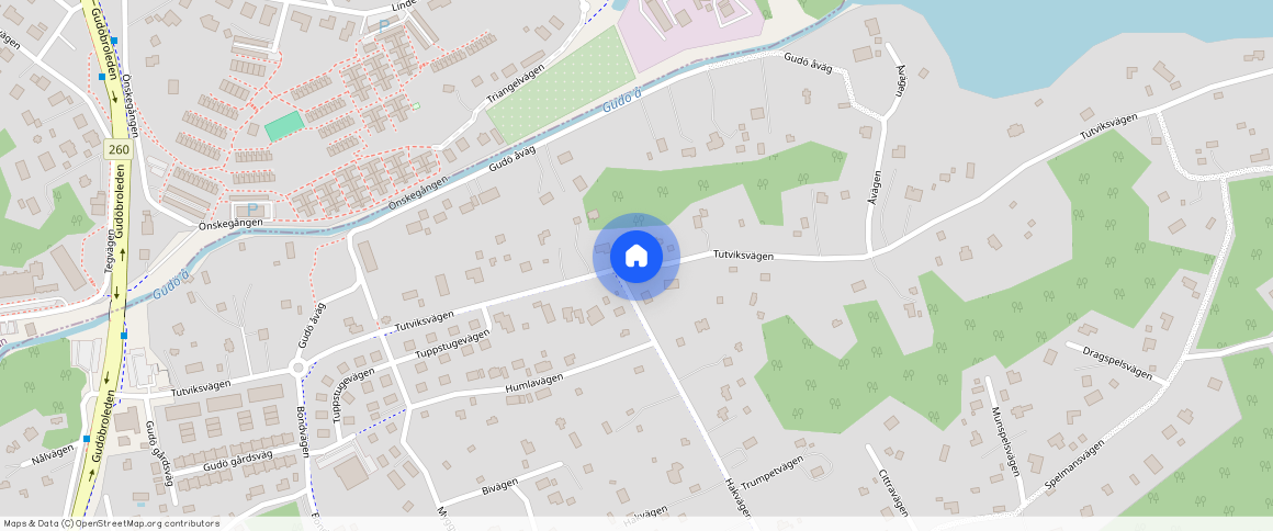 Tutviksvägen, Vendelsö