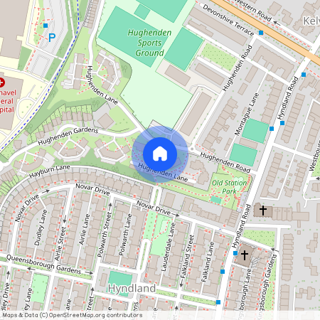 Well located 1 bed @ Hughenden Lane, G12