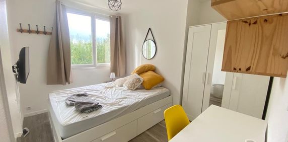 CHAMBRE EN COLOCATION - rue Lieutenant Marty - Location Appartement saint sebastien sur loire : 9.06 m2 - Photo 2