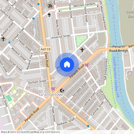 CF11 6QX Grangetown, Wales, Cardiff