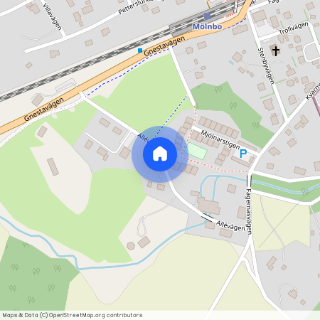 Allévägen, Mölnbo