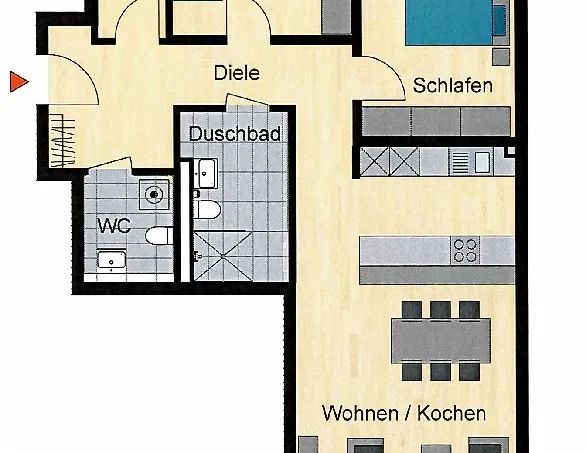 Neubau/Erstbezug: Modern geschnittene 3-Zimmer-Wohnung mit traumhaftem Ausblick! - Photo 1