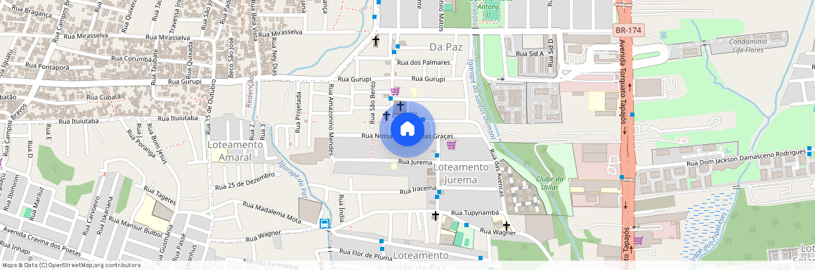Rua Cordilheira dos Andes, Da Paz, Manaus, AM, 69048170