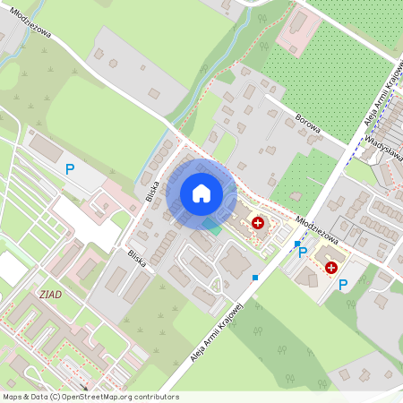 ul. Młodzieżowa, Kamienica, Bielsko-Biała, śląskie