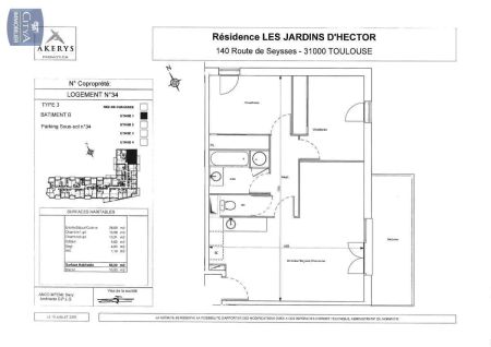 Appartement à louer 3 pièces 60.2m² - Photo 4
