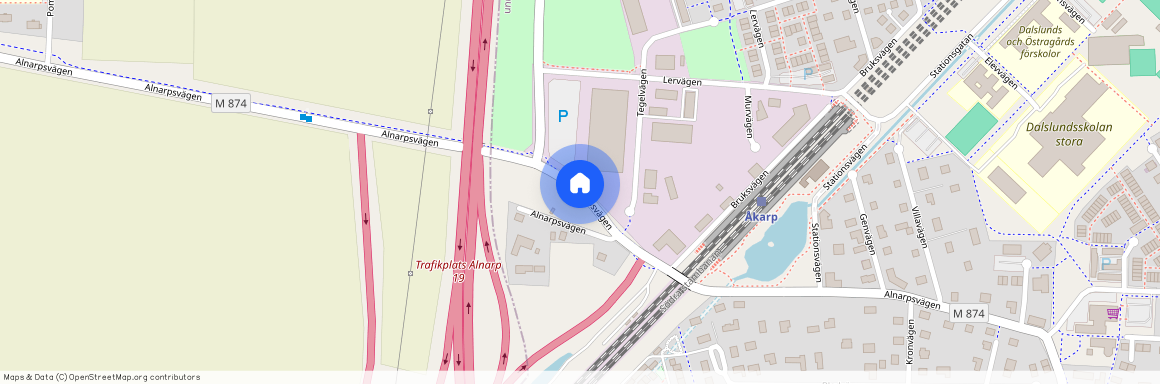 Alnarpsvägen, Åkarp