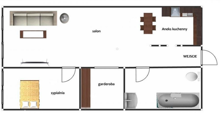 Wynajem apartament Poznań City Park Wyspiańskiego 26 - Zdjęcie 3