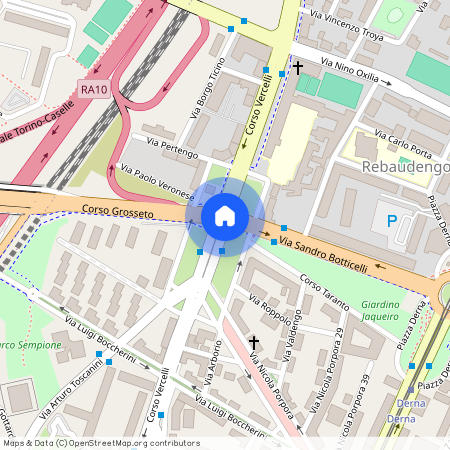 Piazza Conti di Rebaudengo, Turin, Piedmont 10155