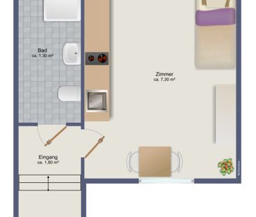 Ideal für Pendler & Studenten | 1 Zimmer | Graz-Geidorf -> Nur 269 ... - Foto 3