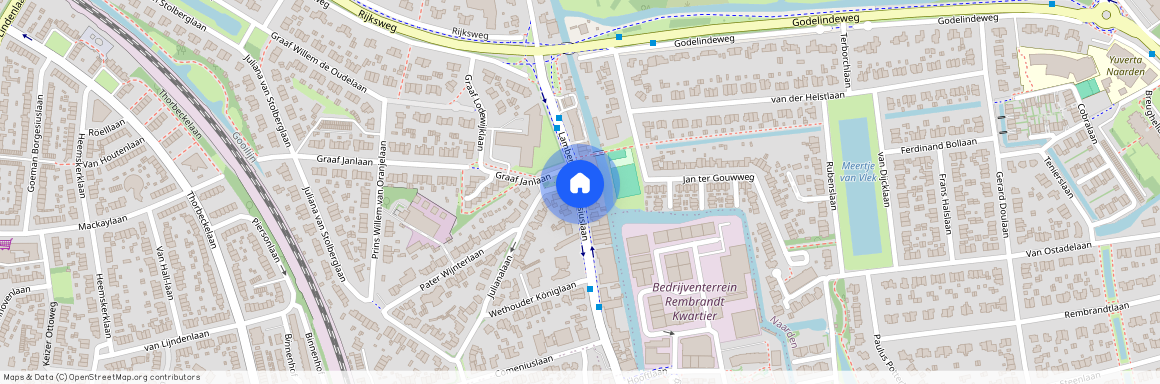 Hooftlaan, 1412 GX, Lambertus Hortensiuslaan, Naarden