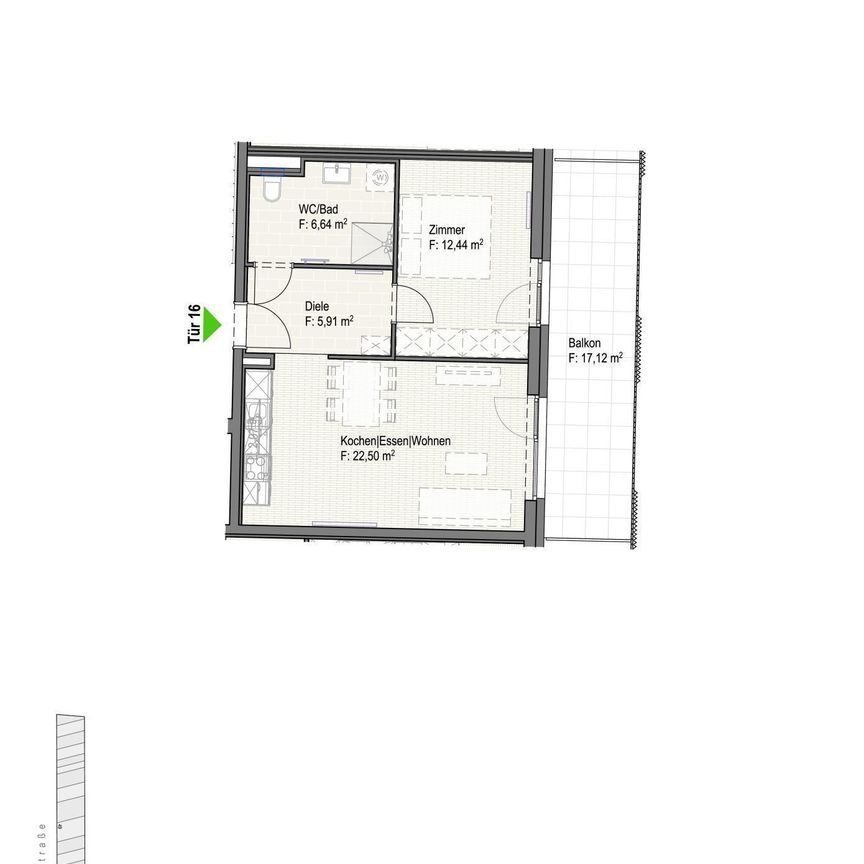 Schöne 2-Zimmer-Wohnung mit Balkon - Provisionsfrei! - Photo 2