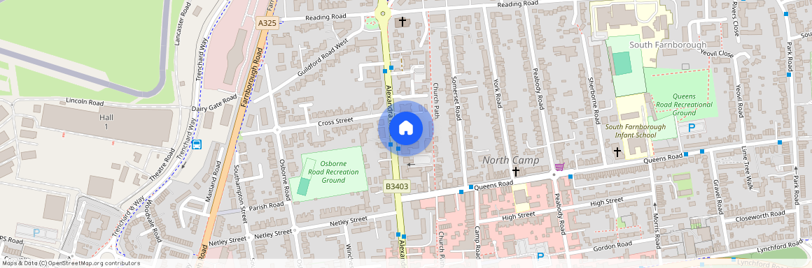 Alexandra Road, Farnborough GU14