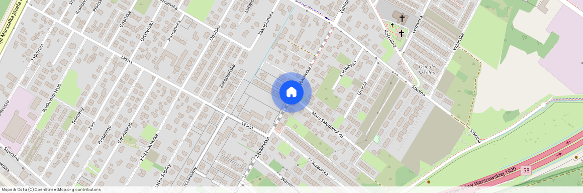 Wołomiński, Marki, Ząbkowska