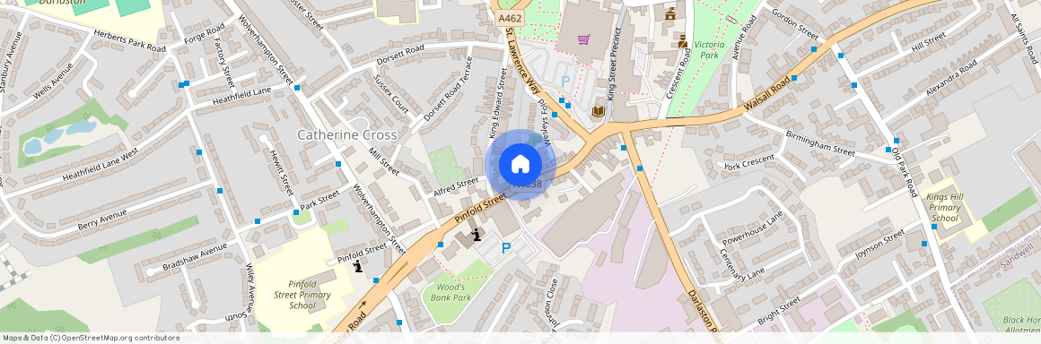 Bishop House, Flat 3 Pinfold Street, WEDNESBURY WS10 8TB