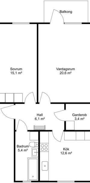 Bostad - 202-B7-U1-202-060 - Photo 1
