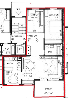 3.5-Zimmer-Wohnung in Allschwil - Photo 1