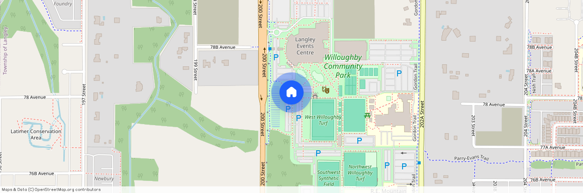 google map, Township of Langley, Township of Langley, Metro Vancouver, V2Y 3J4