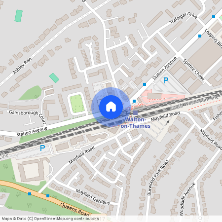 Station Avenue, Walton-on-Thames, Surrey, KT12
