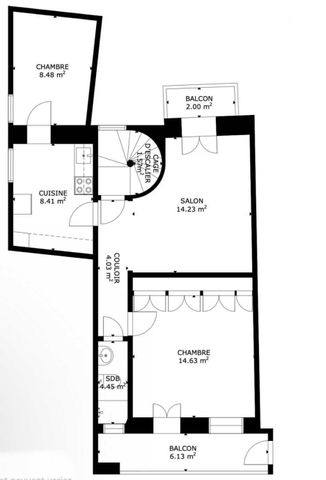 3 Zimmer, 56 m² - Foto 2