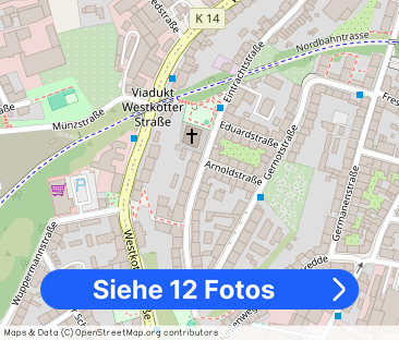 Renoviert! Schöne 2-Zimmer-Erdgeschosswohnung mit Balkon - Foto 1