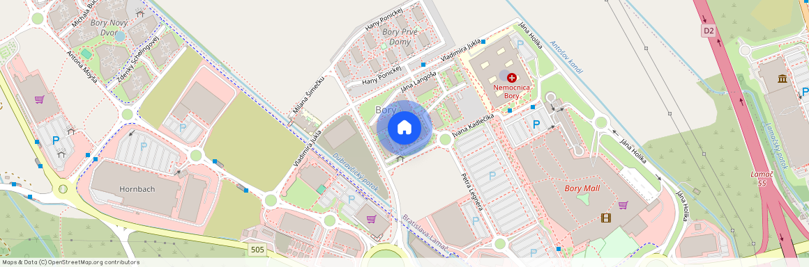 Dominika Tatarku, Bratislava-Lamač, okres Bratislava IV