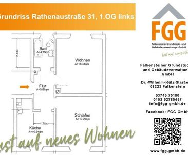 Sehr schöne 2-Raum-Wohnung - Photo 1