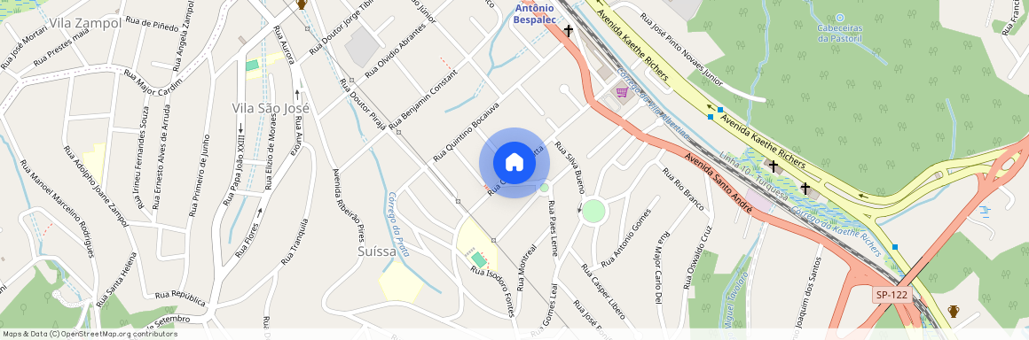 Rua Candido Mota, S/N, Ribeirão Pires, Ribeirão Pires - SP, 09420-020, Brazil