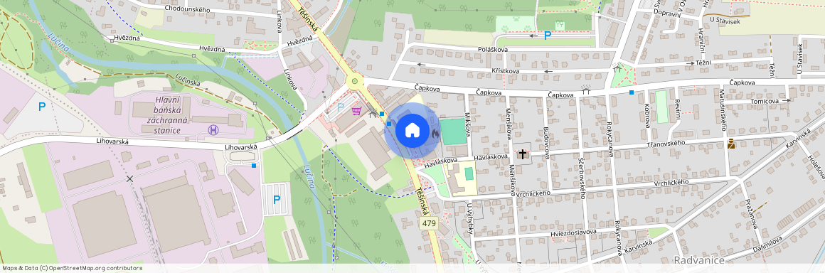 Těšínská, Ostrava - Radvanice, Moravskoslezský kraj